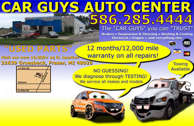 Car Guys Auto Center, Fraser, Macomb County, Michigan